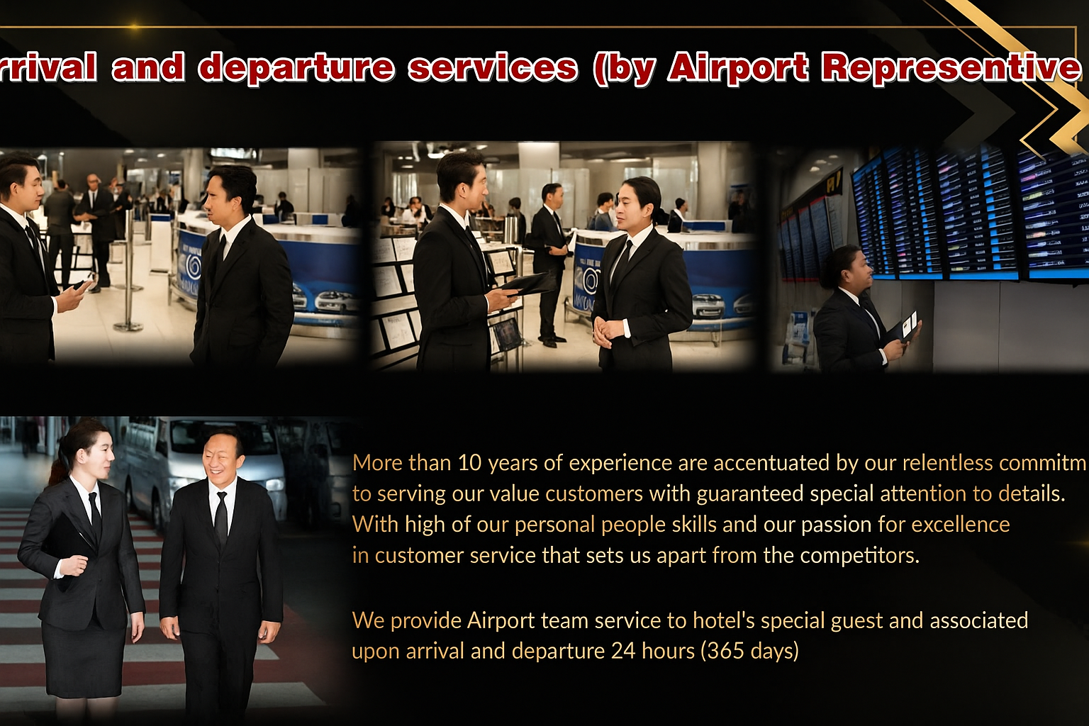 Professional Airport Arrival and Departure Transportation Services at Suvarnabhumi Airport and Don Mueang Airport in Bangkok, Thailand